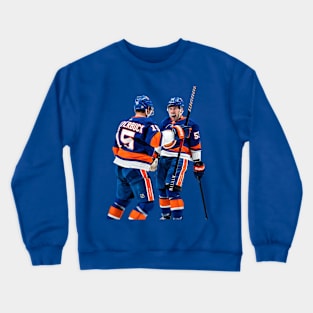 Casey Cizikas and Cal Clutterbuck Islanders Crewneck Sweatshirt